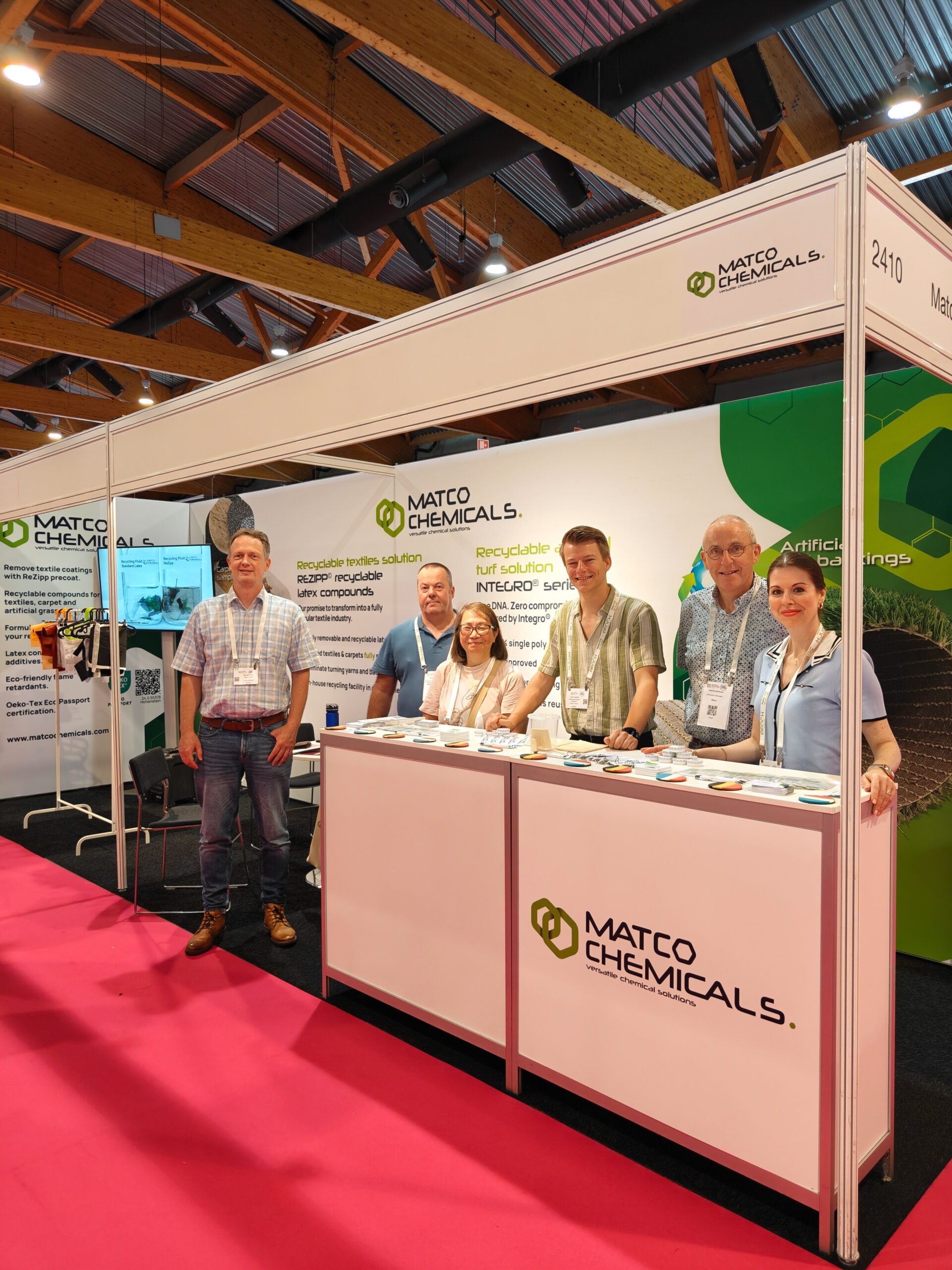 Read more about the article شركة «Matco Chemicals» في معرض إعادة تدوير المنسوجات – فعالية ناجحة!